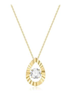 TWINSLULU跳动水滴形闪动项链