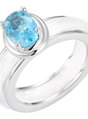 TWINS LULU精致饰品蓝色戒指TSS6848