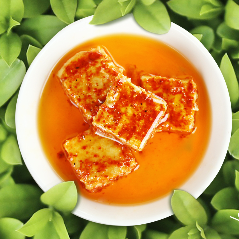 友泉江西特产霉豆腐农家自制腐乳手工红油豆腐乳香辣味下饭菜包邮