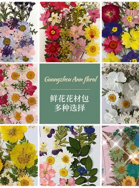 严选干花滴胶手机壳材料包