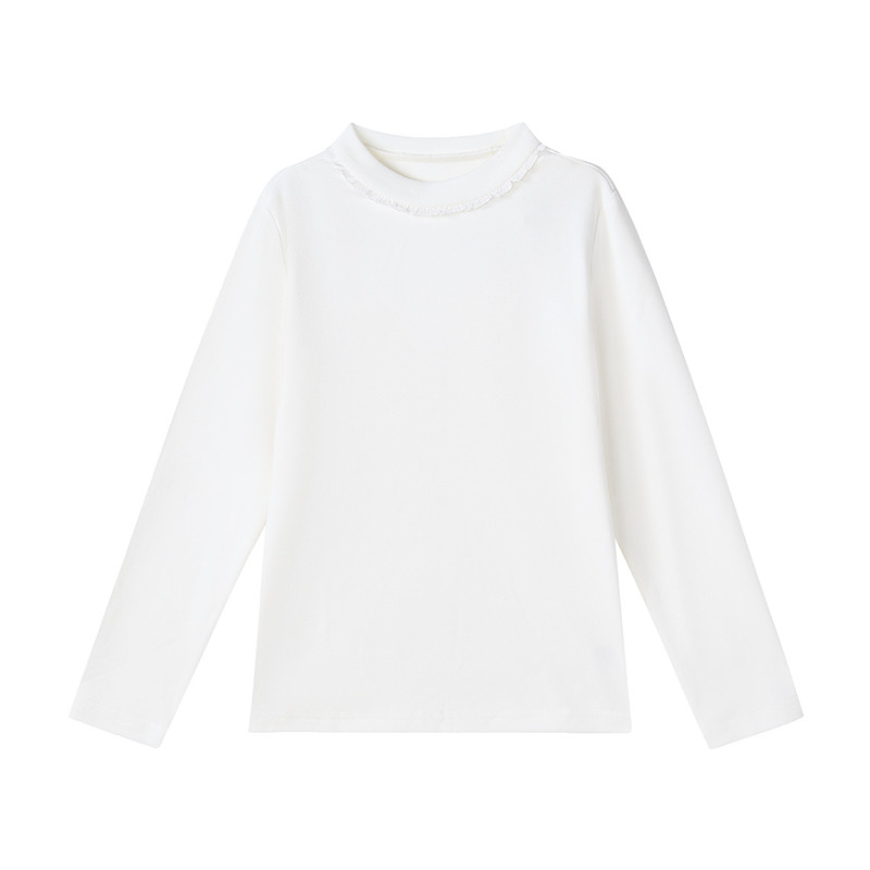 笛莎童装女童长袖T恤新款儿童女孩中大童宝宝磨绒半高领打底衫,淘宝优惠券,粉丝福利购,淘宝优惠卷
