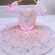 Danyiballet Pink Fairy Doll Professional Ballet Dresses Tutu Skirt Tutu Dress Competition