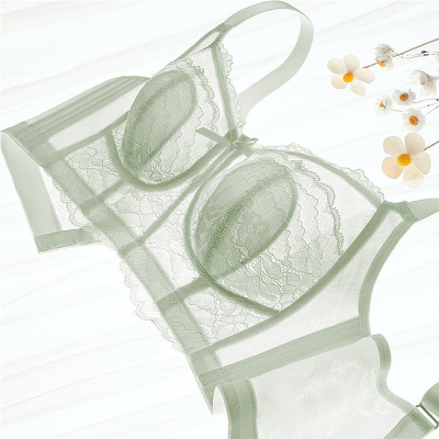 纷妃新品超薄杯内衣女无钢圈文胸大胸显小缩胸大码调整收副乳胸罩