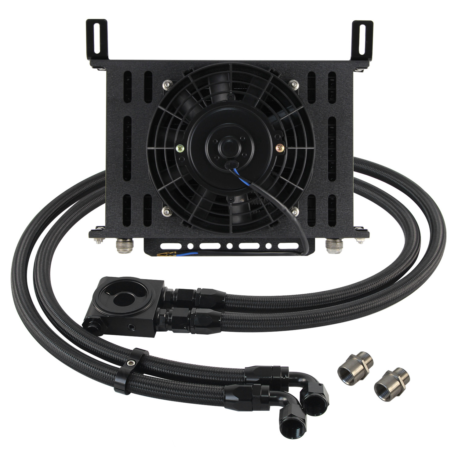 汽车通用机油散热器改装日式油冷器铝AN10通用变速箱油冷却器15排,淘宝优惠券,粉丝福利购,淘宝优惠卷