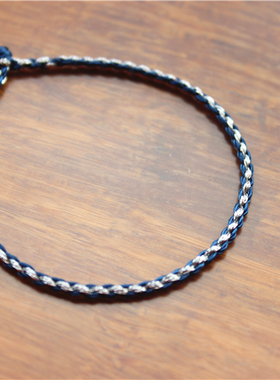 五彩四季平安健康手绳手工编制情侣手链女学生闺蜜礼物礼盒包装