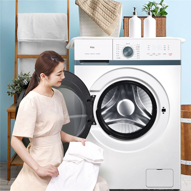 tcl变频滚筒全自动家用kg洗洗衣机 tcl洗衣机洗衣机