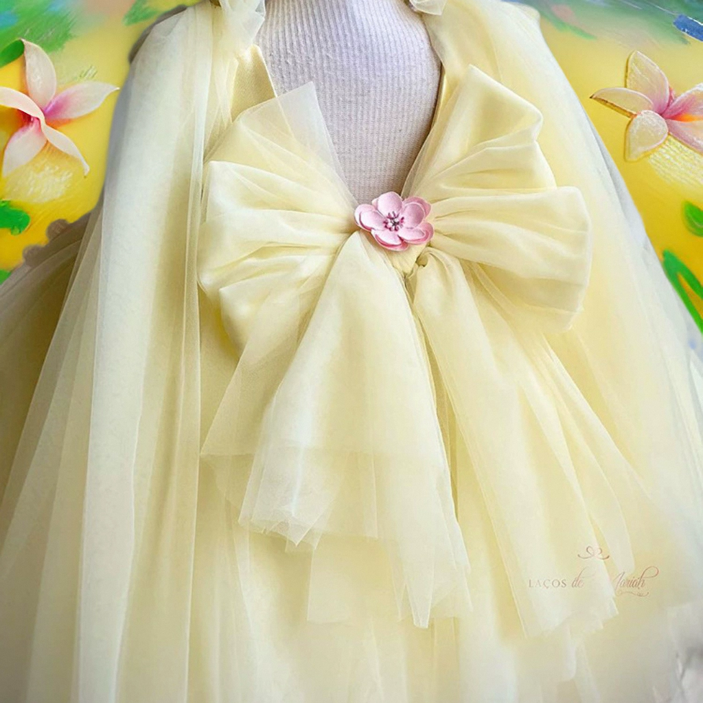 女宝宝生日礼服女童花仙子黄色蓬蓬纱公主裙高端洋气儿童演出服装,淘宝优惠券,粉丝福利购,淘宝优惠卷