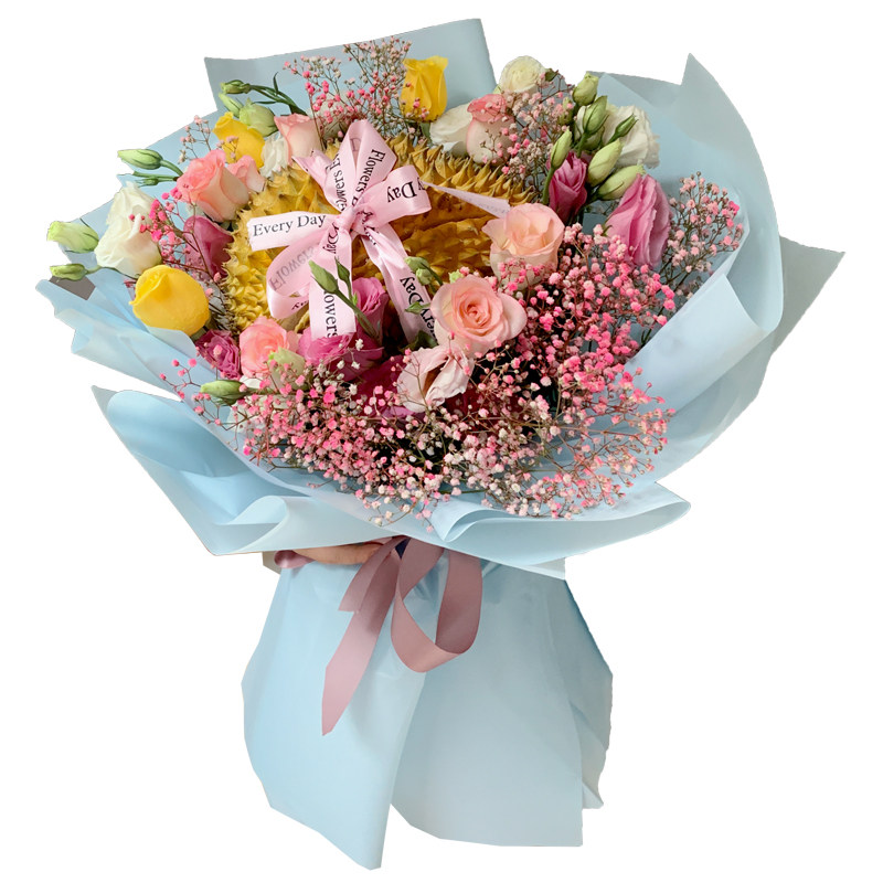 水木麟网红水果鲜花吃的榴莲玫瑰花束成都同城速递生日创意花店