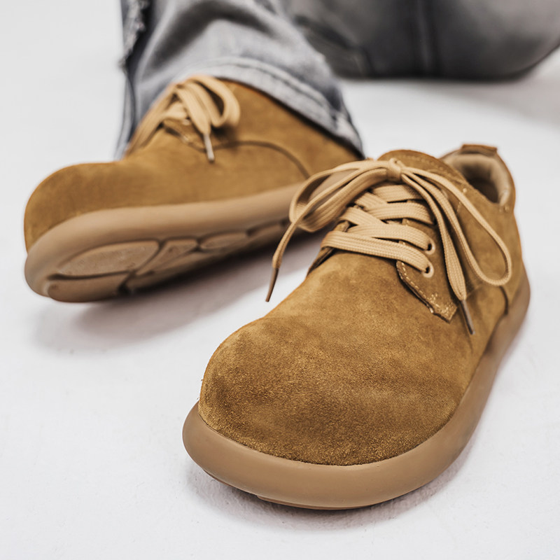 勃肯男鞋春季翻毛大头皮鞋复古百搭厚底软底防滑休闲工装德比潮鞋,淘宝优惠券,粉丝福利购,淘宝优惠卷