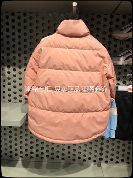 Li Ning Down Jacket 2021 ຊຸດຝຶກອົບຮົມແມ່ຍິງລະດູຫນາວໃຫມ່ອົບອຸ່ນແລະຄົນອັບເດດ: ເສື້ອສັ້ນລົງ AYMQ038/154