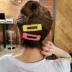 Hàn Quốc net đỏ BB clip in cô gái dễ thương bên clip trở lại đầu top clip kẹp tóc nữ kẹp tóc clip phụ kiện tóc - Phụ kiện tóc shop bán dây buộc tóc đẹp Phụ kiện tóc