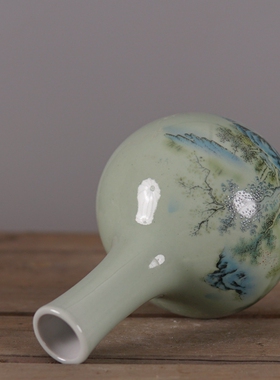 大清乾隆胆瓶瓷器仿古