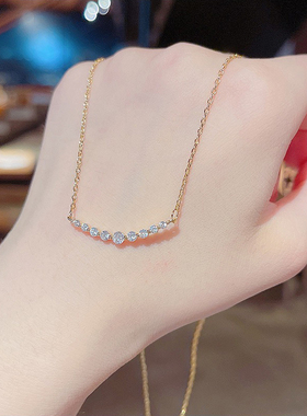 Mr.Pumpkin简约轻奢微笑项链