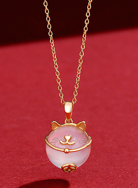 【南瓜先生】招财猫吊坠项链