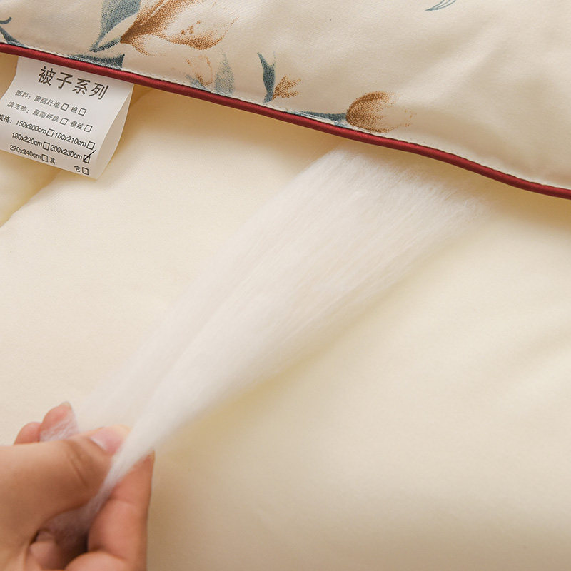 被子冬被加厚桑丝被冬款棉絮保暖丝棉被芯春秋冬天双人太空被冬季,淘宝优惠券,粉丝福利购,淘宝优惠卷
