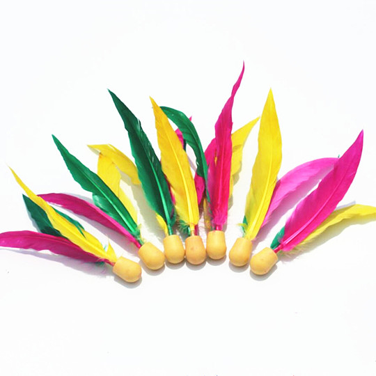 板羽球正品耐打三毛球牛筋球羽高弹球板羽球拍专用球一组10个包邮