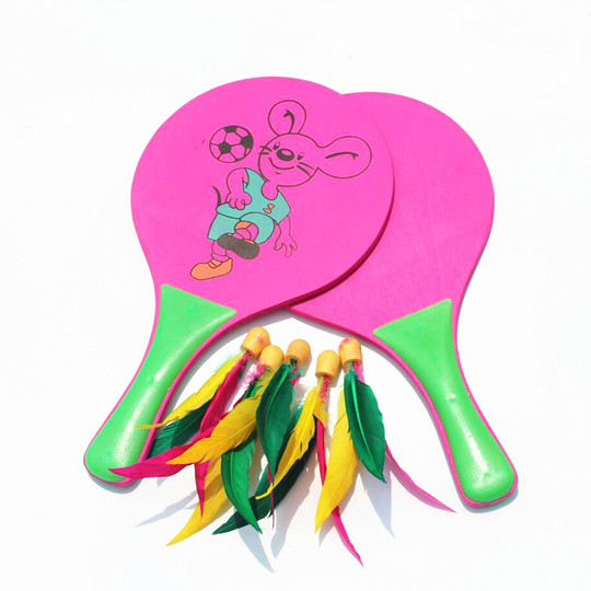 板羽球正品耐打三毛球牛筋球羽高弹球板羽球拍专用球一组10个包邮