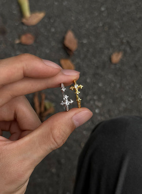 闪钻鸢尾花戒指女2025新款爆款