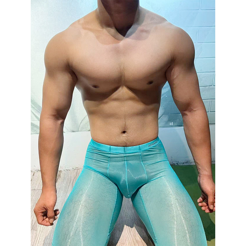 【健身打底·卧室玩乐】超透超薄高弹男款内搭裤运动跑步平角裤,淘宝优惠券,粉丝福利购,淘宝优惠卷