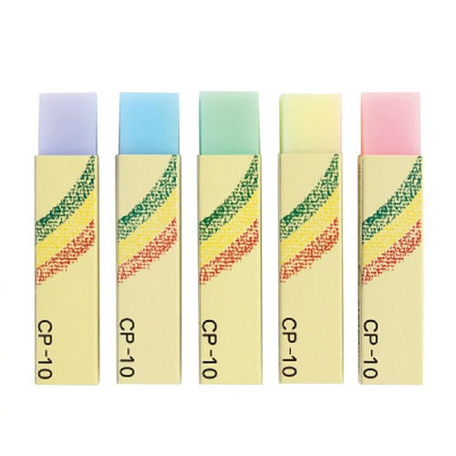 日本SEED细稻彩虹果冻色 CP-10 彩铅橡皮 橡皮 B~6B铅笔 彩色铅笔适用 超干净 - 图1