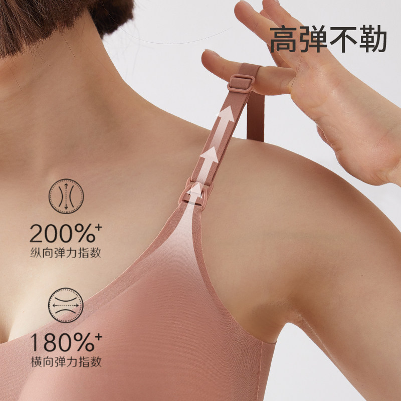 孕伊尚孕妇防下垂聚拢喂奶薄款背心 孕伊尚哺乳文胸