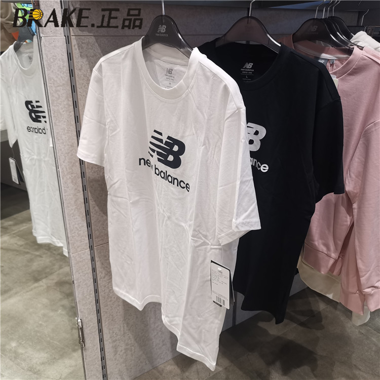 New Balance/NB男女款圆领T恤大logo经典短袖AMT42323/AMT42322 - 图2