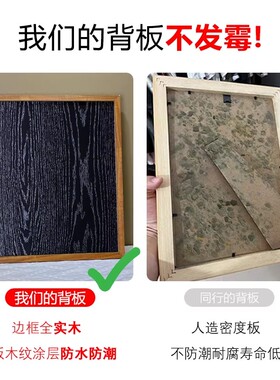 铝合金实木多宫格标本相框定制