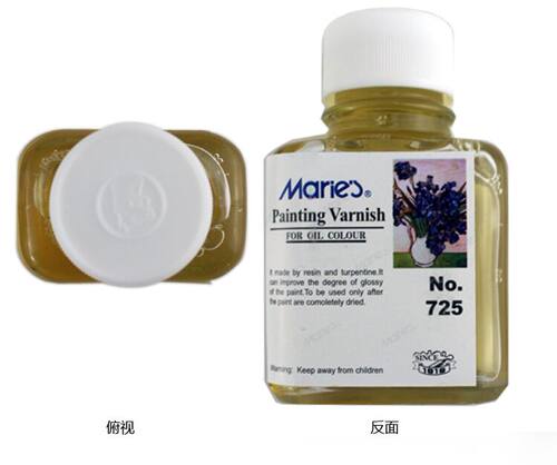 稻草画材马利正品上光油亮光油100ml油画媒介剂丙烯油画颜料 - 图2