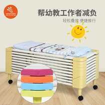 Inf Nursery School Net Face Bed Nap Bed Children Lunch Break Bed Early Education Push-and-pull Bed Elementary School Kids Afternoon bed laminated bed