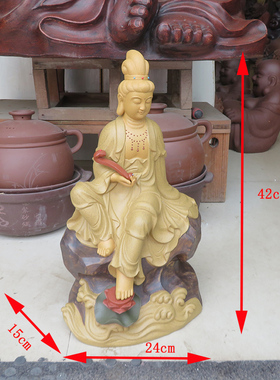 佛像手工南海观音菩萨送子滴水