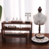 Walnut jewelry ladder display stand mannequin necklace stand