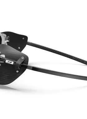 代购JULBO女士太阳镜偏光变色抗冲击防紫外线黑色可拆卸侧罩