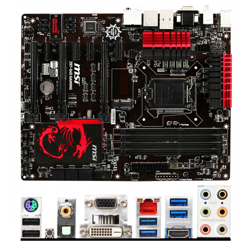 MSI/微星 Z87-G43 GAMING H87 B85 G45 台式机DDR3 1150 游戏超频 - 图3