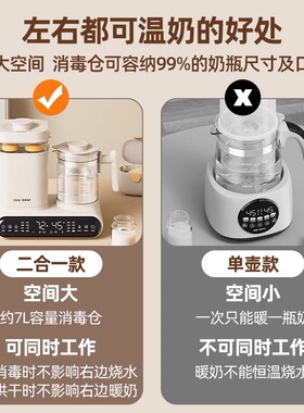 智能暖奶调奶消毒多功能调奶器