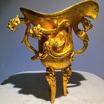 Livekin Tripods Merry Beasts Wine Bottle Baron Cups Great Corner Cups Ancient Wine Cups Glass Home Kutian Tea Ceremony Tea Art Pendulum