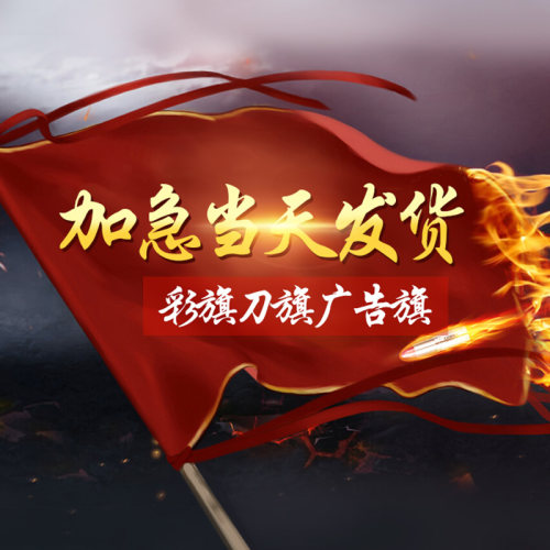 红旗国旗小旗子定制公司旗帜定做户外工地装饰五彩旗刀旗广告旗 - 图0