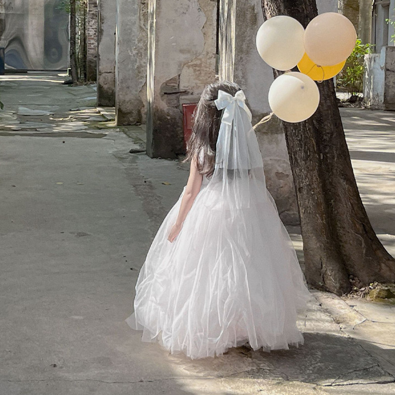 儿童婚纱公主裙女童高端生日主持人钢琴比赛花童婚礼小女孩礼服夏,淘宝优惠券,粉丝福利购,淘宝优惠卷