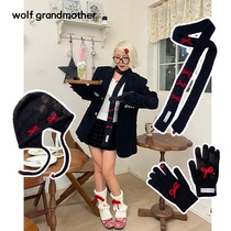 wolf grandmother wolf grandma hand for little magic female series knit fine scarves hat glove suit