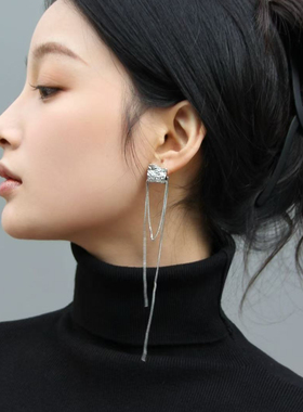 流苏耳钉ICEYLAND合金仙气