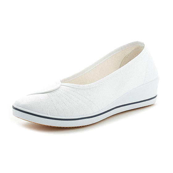 Women's one-word brand nurse shoes white slope