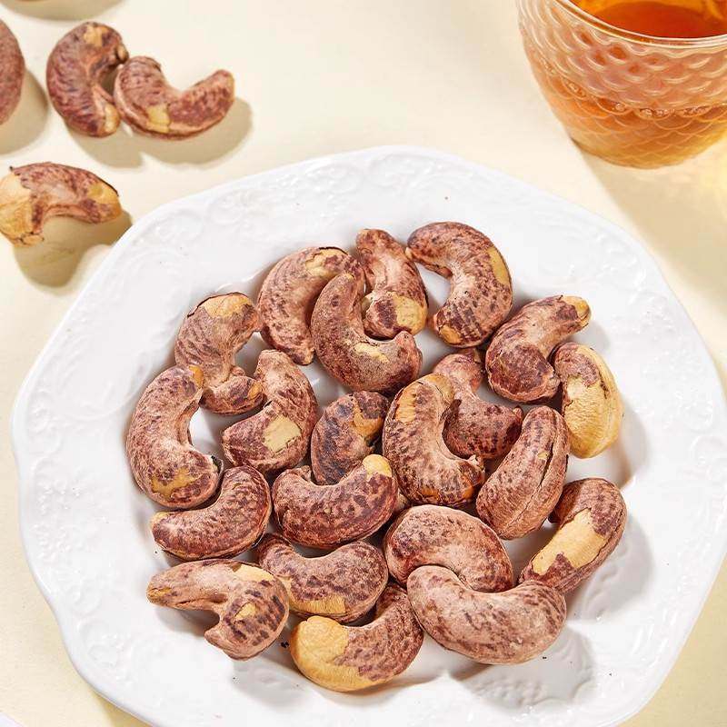 2025年新货越南带皮腰果原味盐焗大颗粒罐装紫衣紫皮坚果零食,淘宝优惠券,粉丝福利购,淘宝优惠卷