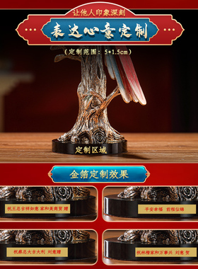礼之源珐琅彩鹦鹉摆件工艺品
