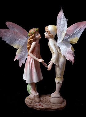 欧式风田园月亮公主情侣装饰品