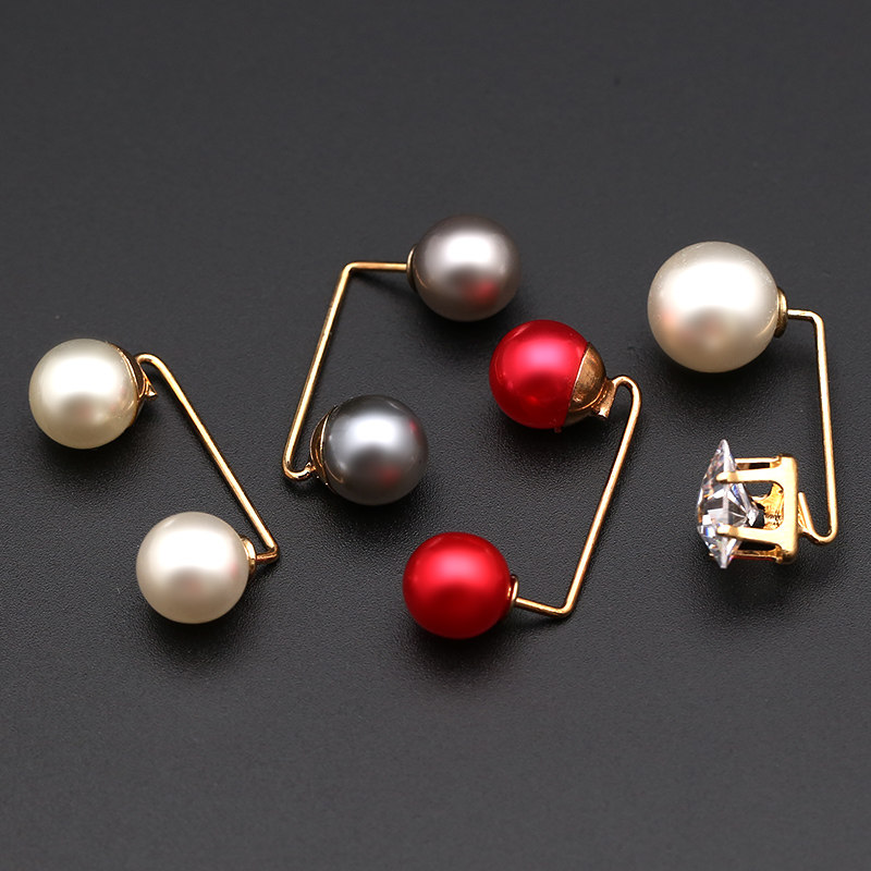 Pin button pearl anti-shine and versatile