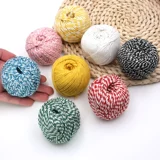 Линия демонов выделенная линия пищевой класс баозей крабов Crabs Cracks Перепляющая веревка и сухопутная линия Tiezi Make Dumplings Line Cotton Cotton Rope