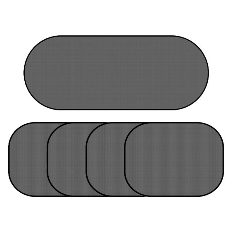 汽车遮阳挡侧挡夏季车内防晒降温黑色网纱防蚊隔热太阳挡用品对装