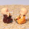 Car ornaments creative cute little novice monks, four not little monks car ornaments, car interior decorations, car supplies