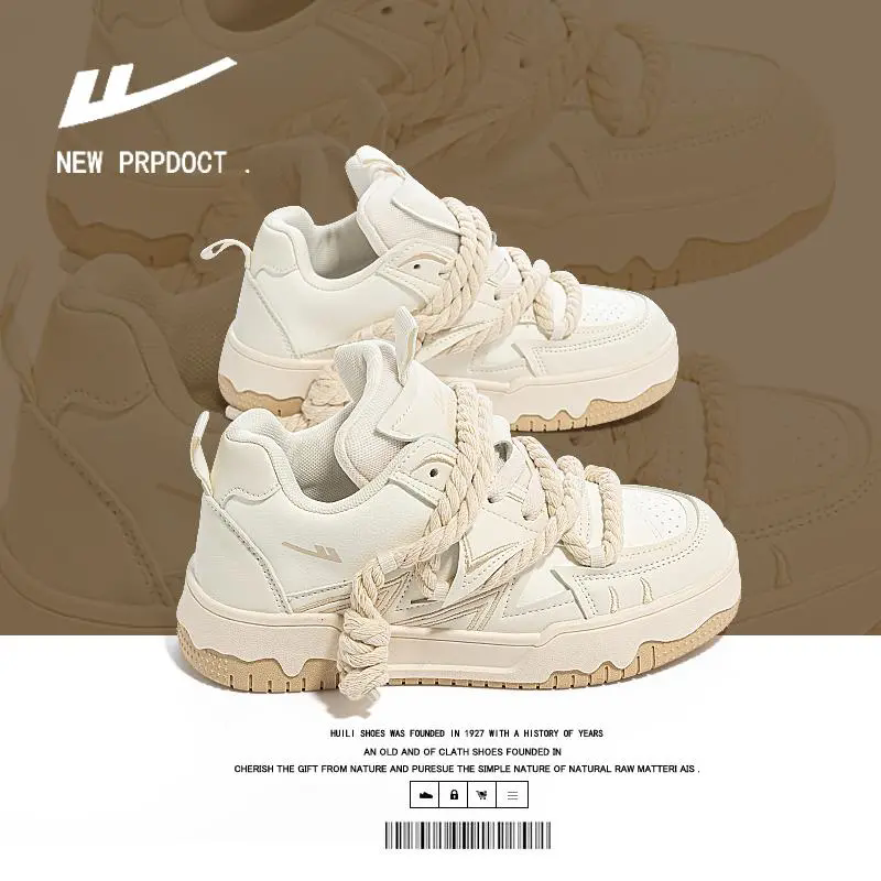 回力原创男鞋新款2025秋季爆款小白鞋百搭鞋子男士休闲面包板鞋子,淘宝优惠券,粉丝福利购,淘宝优惠卷