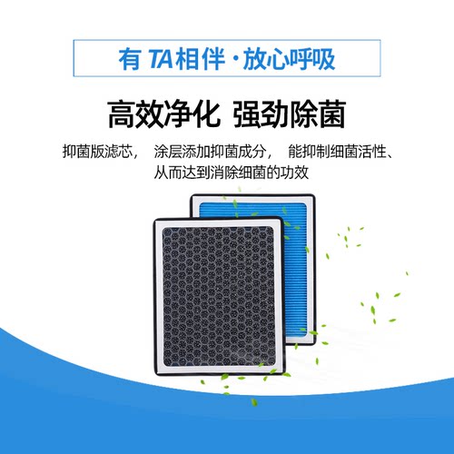 汽车香薰空调滤芯活性炭N95防雾霾除甲醛过滤PM2.5空气滤清器格网 - 图1