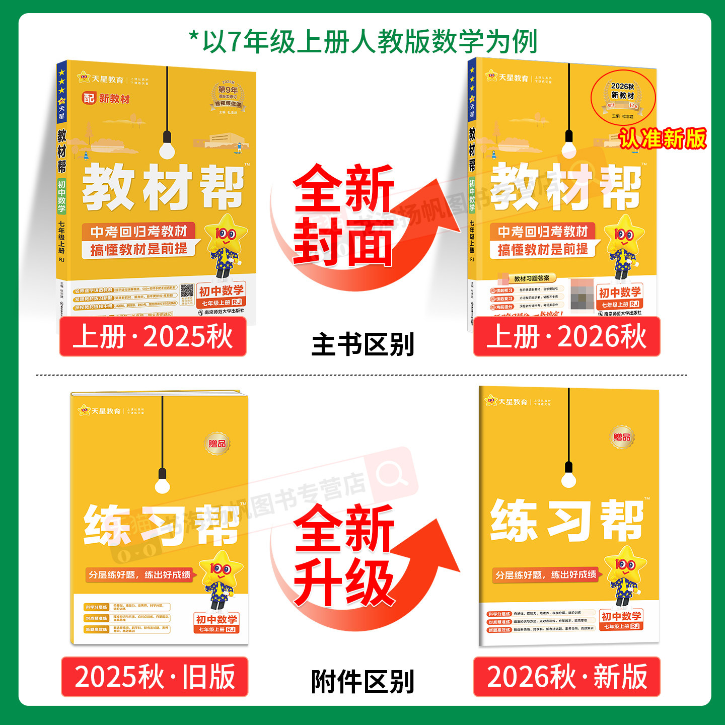 2026初中教材帮七上语文七年级上册下册数学人教北师大版英语政治道德历史生物地理全套七上教材解读同步全解7辅导书讲解初一天星